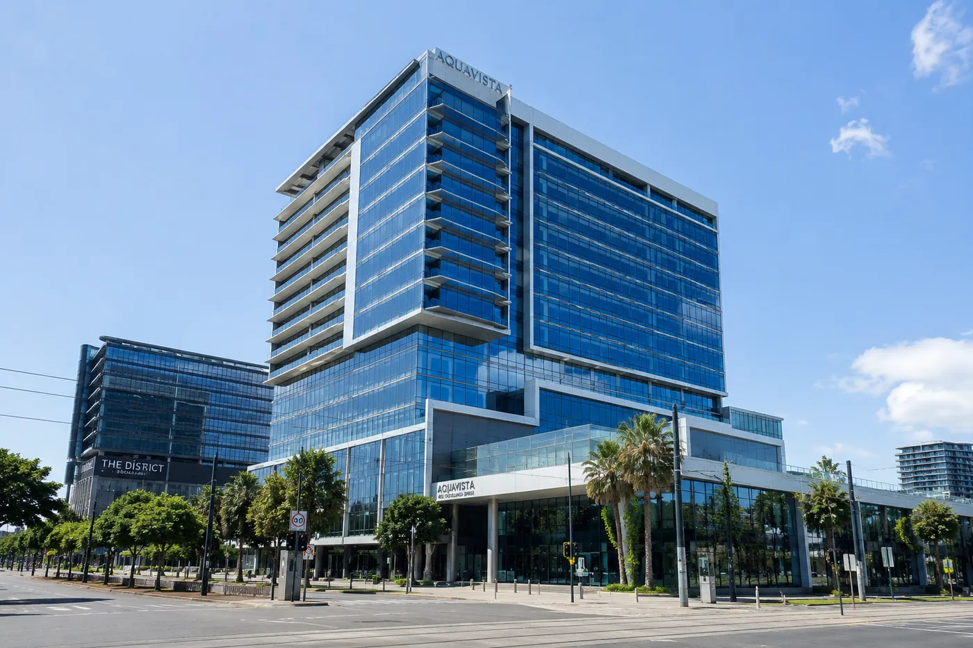 Ảnh dựng toà nhà văn phòng Aquavista ở Docklands, Melbourne