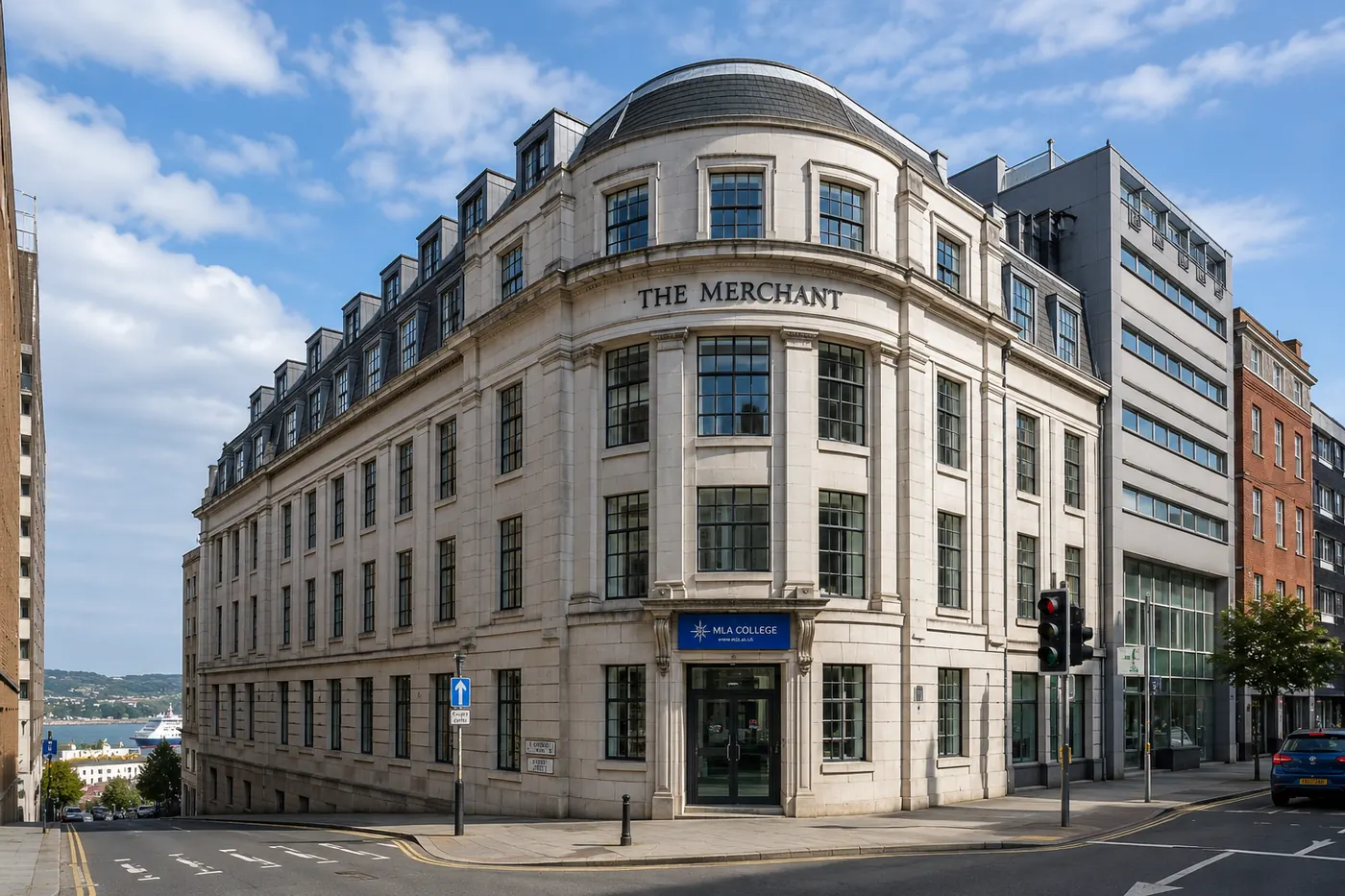 Ảnh dựng toà The Merchant trên phố St Andrew, thành phố Plymouth
